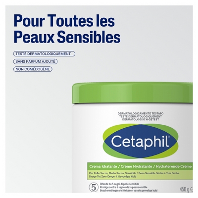 Cetaphil Crème Hydratante 450 Grammes
