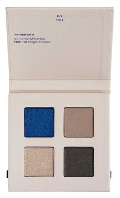 Korres Real Color Palette Ombres à Paupières 4 Teintes 4 g - Teinte : 02 Smokey Sea