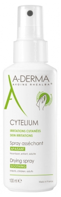A-DERMA Cytelium Spray Asséchant Apaisant Irritation Cutanées 100 ml