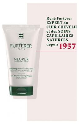 René Furterer Neopur Microbiome Expert Shampoing Antipelliculaire Équilibrant Cuir Chevelu Sec 150 ml