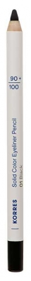Korres Solid Color Crayon Yeux Eyeliner 1,2 g - Teinte : 01 Black