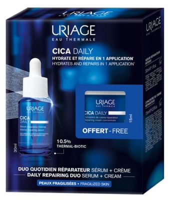 Uriage Cica Daily Coffret Sérum 30 ml + Concentré Crème 15 ml