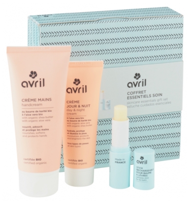 Avril Coffret Cadeau Essentiels Soins - Cosmétiques Certifiés Bio