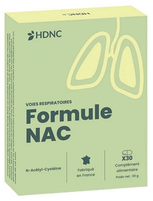 H.D.N.C Formule NAC Voies Respiratoires 30 Comprimés