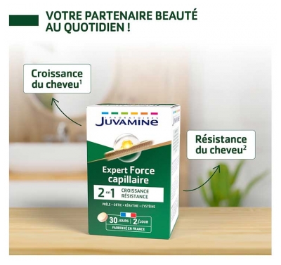 Juvamine Expert Force Capillaire Croissance & Resistance 60 Comprimés