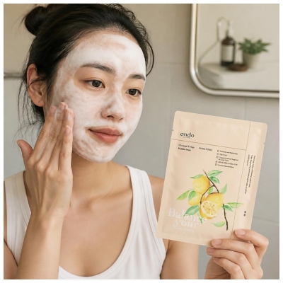 Ondo Beauty 36.5 Charcoal & Yuja Bubble 1 Masque 25 Grammes