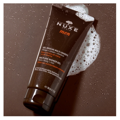 Nuxe Men [Boost]3 Gel Douche Multi-Usages Visage, Barbe, Corps, Cheveux 200 ml