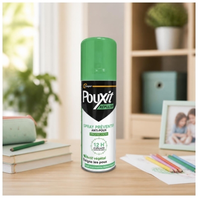 Pouxit éepulsif Spray Préventif Anti-Poux 12h 75 ml