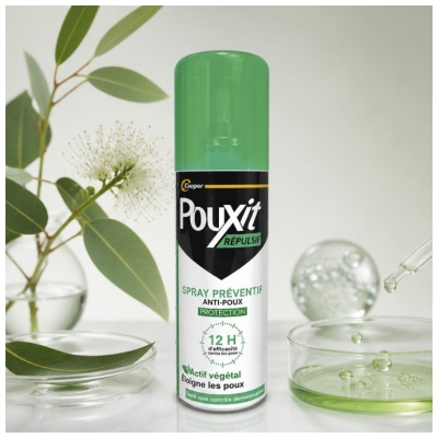 Pouxit éepulsif Spray Préventif Anti-Poux 12h 75 ml