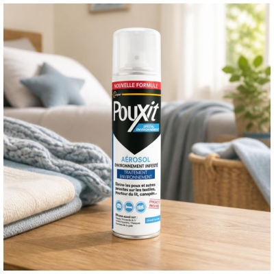 Pouxit Environnement Aérosol pour Environnement Infesté 250 ML