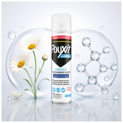 Pouxit Environnement Aérosol pour Environnement Infesté 250 ML