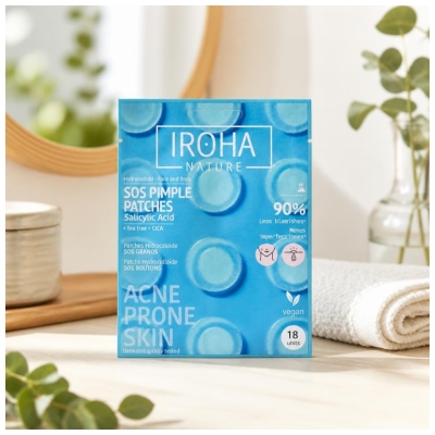 Iroha Nature Patch Sos Bouton X 18