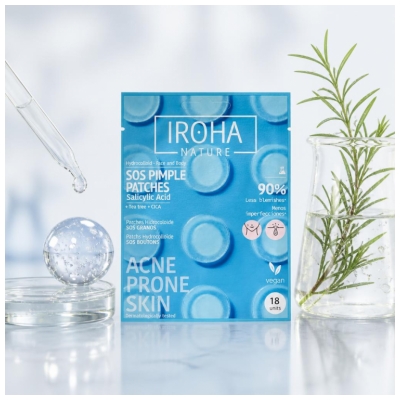 Iroha Nature Patch Sos Bouton X 18