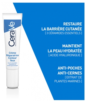 CeraVe Crème Réparatrice pour le Contour Yeux 14 ml