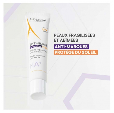A-DERMA Epitheliale A.H Ultra Repair Crème Anti-Marques Réparatrice SPF50+ 100 ml