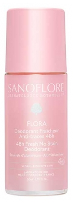 Sanoflore Déodorant Fraîcheur 48H Flora Biologique 50 ML