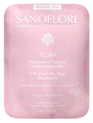 Sanoflore Déodorant Fraîcheur 48H Flora Recharge Biologique 50 ML