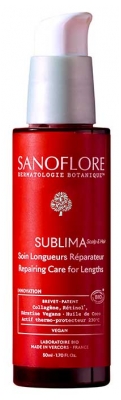 Sanoflore Sublima Soin Longueurs Réparateur Biologique 50 ML