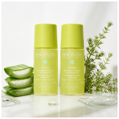 Sanoflore Déodorant Fraîcheur 24H Citrus Bio Lot 2 x 50 ML