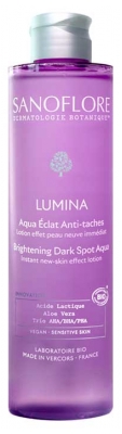 Sanoflore Lumina Lotion Aqua Éclat Anti-Taches Effet Peau Neuve Bio 200 ml