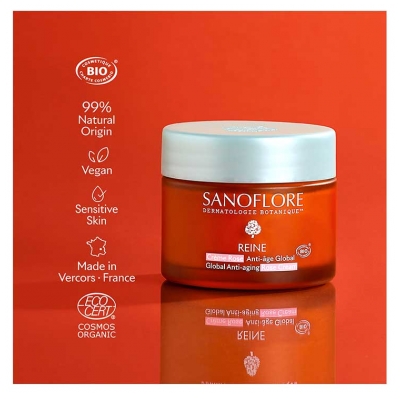 Sanoflore Reine Anti-Âge Global Crème Rose Bio 50 ml
