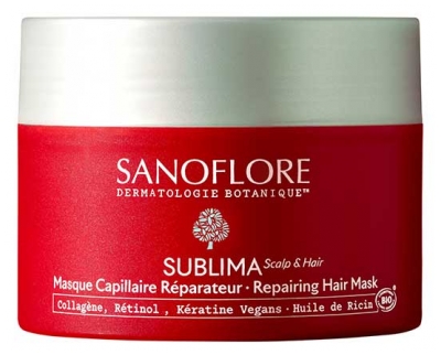 Sanoflore Sublima Masque Capillaire Réparateur Collagène Bio 200 ml