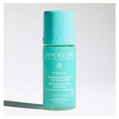 Sanoflore Déodorant Fraîcheur 48H Mentha Biologique 50 ML