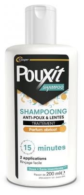 Pouxit Shampoing Traitement Anti-Poux & Lentes 2 x 200 ml Offre Spéciale