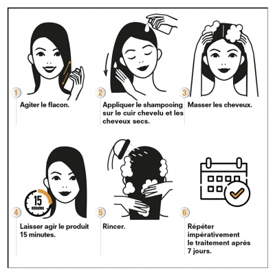 Pouxit Shampoing Traitement Anti-Poux & Lentes 2 x 200 ml Offre Spéciale