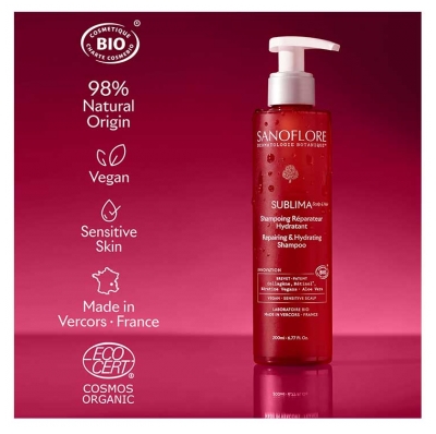 Sanoflore Sublima Shampoing Réparateur Bio 400 ml