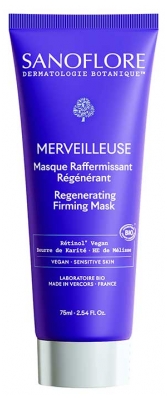Sanoflore Merveilleuse Raffermissant Régénrant Masque Bio 75 ml