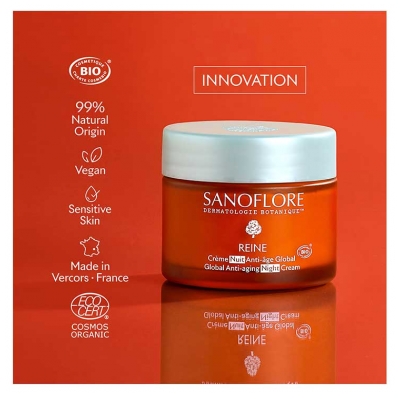 Sanoflore Reine Anti-Âge Global Crème Nuit Bio 50 ml