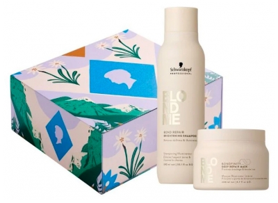 Schwarzkopf Coffret Blond Me Shampoing Réparateur & Nutritif 300 ml + Masque Réparateur & Nutritif 200 ml