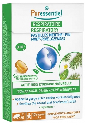 Puressentiel Pastilles Respiratoire Gorge Menthe Pin 20 Pastilles