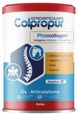 Colpropur Osteoarticulaire Phoscollagen Fraise 10 g 25 Jours