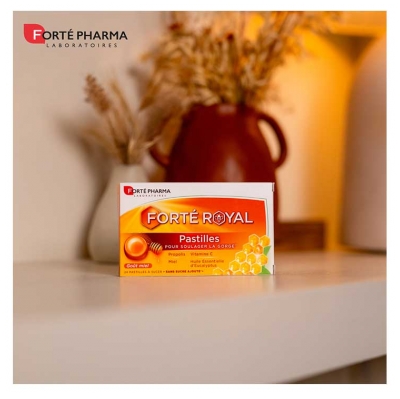 Forté Pharma Pastilles Gorge Miel - 24 Pastilles à Sucer