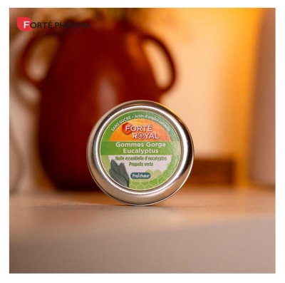 Forté Pharma Gommes Gorge Eucalyptus - Boîte de 45 g
