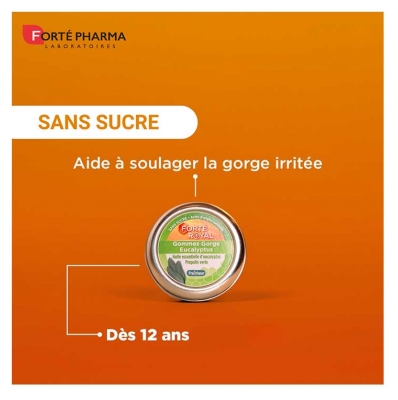 Forté Pharma Gommes Gorge Eucalyptus - Boîte de 45 g