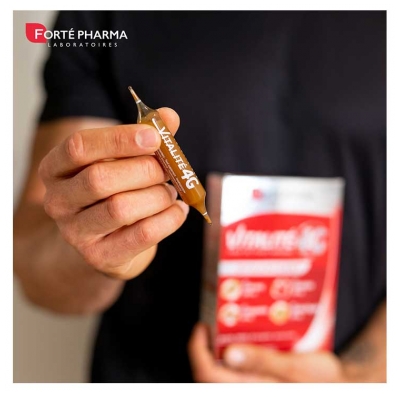 Forté Pharma Vitalité 4 g Dynamisant - Booster d'Énergie - 20 Ampoules