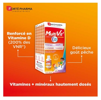 Forté Pharma Multivit Kids Sirop - 150 ml