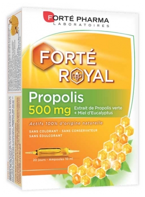 Forté Pharma Propolis 500 mg - 20 Ampoules - 10 ml