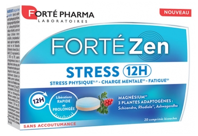 Forté Pharma Forté Zen Stress 12H 20 Comprimés