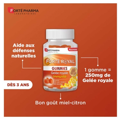 Forté Pharma Forté Royal Ummies Gelée Royale Immunité - 60 Gommes