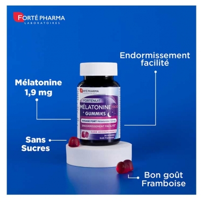 Forté Pharma Forténuit Mélatonine 1900 Gummies - 30 Gommes