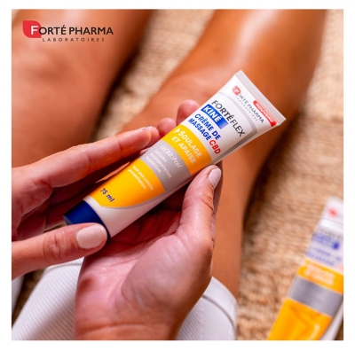 Forté Pharma Forte Flex Kiné Crème de Massage Cbd - Soulage et Apaise les Douleurs Musculaires - Tube 75 ml