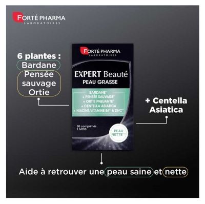 Forté Pharma Expert Beauté Peau Grasse 30 Unités