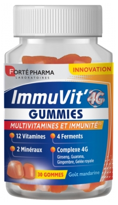 Forté Pharma ImmuVit'4G 30 Gummies - Multivitamines et Immunité