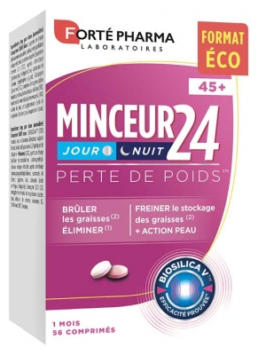 Forté Pharma Minceur 24 45+ Perte de Poids Format Eco 56 Comprimés