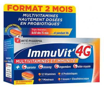Forté Pharma Immuvit 4 g 60 Comprimés - 2 Mois