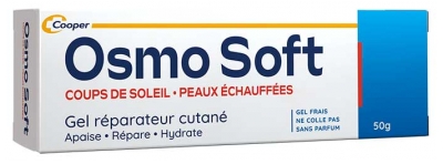 Cooper Osmo Soft Gel Réparateur Cutané Coups de Soleil et Peaux Échauffées 50 g